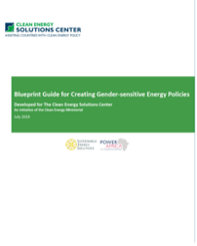 Cover of CESC Blueprint Guide for Creating Gender-sensitive Energy Policies